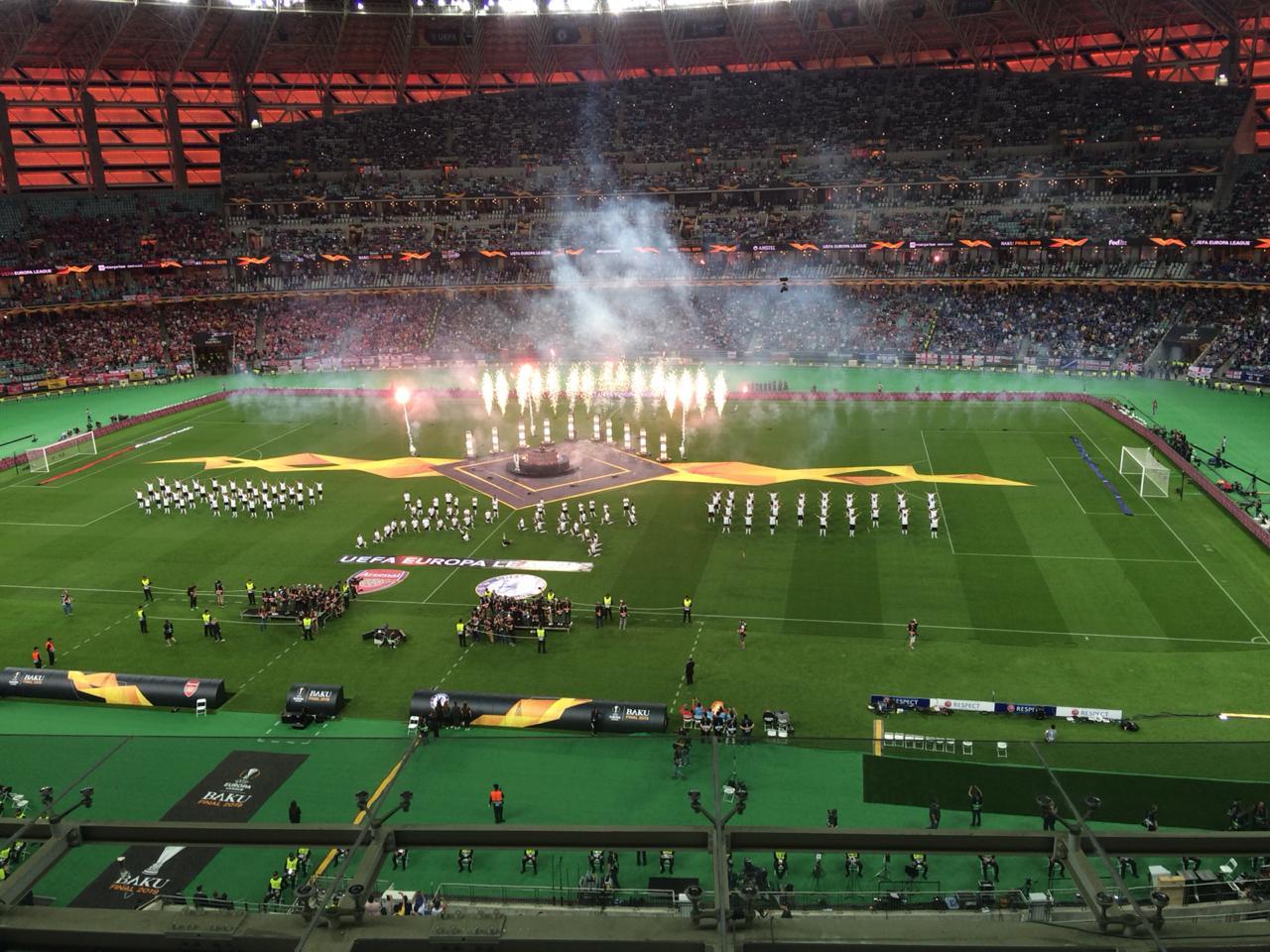 UEFA Avropa Liqası finalının açılış mərasimi olub - FOTO