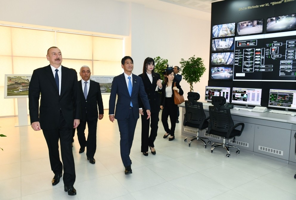 Prezident İlham Əliyev “Şimal-2” elektrik stansiyasının istismara verilməsi mərasimində iştirak edib - Foto (Yenilənib)