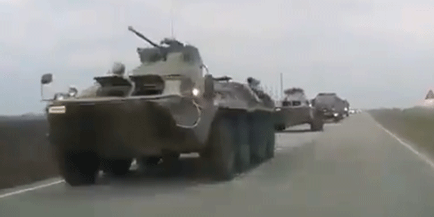 Rusiya Ukrayna sərhədinə qoşun toplayır... - SAVAŞ HƏR AN BAŞLAYA BİLƏR (VİDEO)