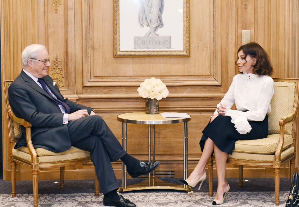 Mehriban Əliyeva “Rothschild Global Financial Advisory” şirkətinin rəhbəri ilə görüşdü – Foto