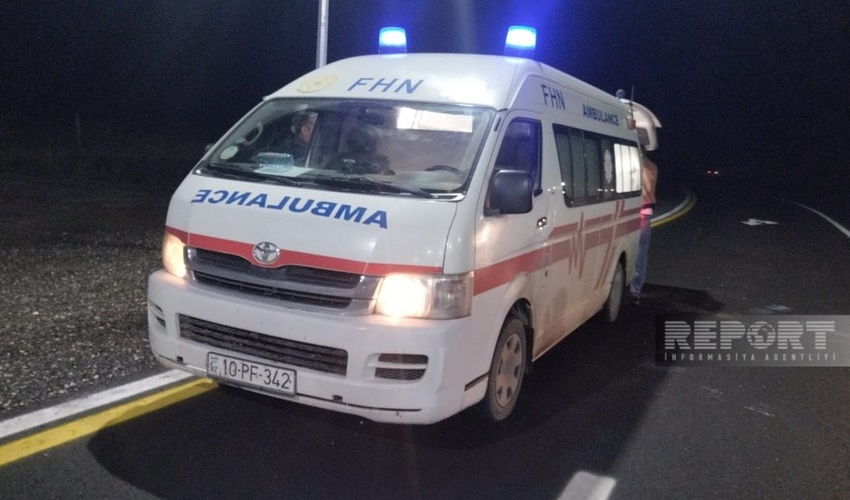 Azərbaycan hökuməti Xankəndində neft çəninin partlaması nəticəsində yaralananlara tibbi yardım göndərdi - FOTO