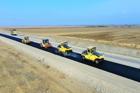 Suqovuşan və Talış kəndlərinə gedən yolların asfaltlanmasına başlanılıb - FOTO, VİDEO