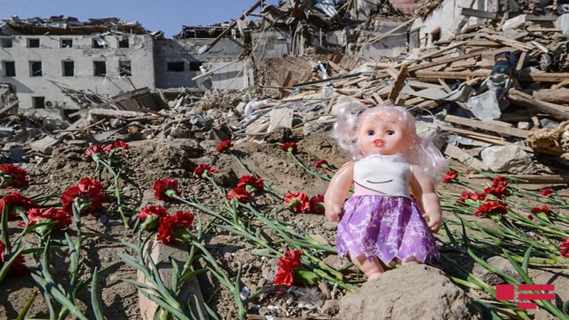 Erməni terrorunun hədəfi Gəncə şəhəri: raket düşən ərazi bir gün sonra –  Foto