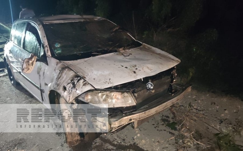 Azərbaycanda DƏHŞƏTlİ QƏZA: Avtomobil kanala aşdı, iki nəfər boğularaq öldü - FOTO