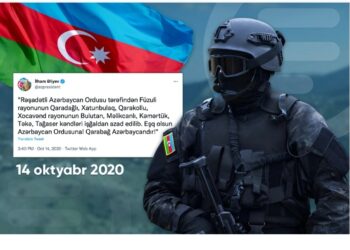 Vətən müharibəsinin 18-ci günü – Füzulinin və Xocavəndin bəzi kəndləri işğaldan azad edilir