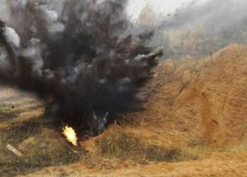 Qazaxda mina partlayib bir nəfər xəsarət alib