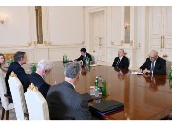 Prezident İlham Əliyev ABŞ Prezidentinin xüsusi köməkçisini qəbul edib-Foto