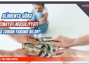 Alimentə görə hansı halda cinayət məsuliyyəti yaranır? – HÜQUQŞÜNAS