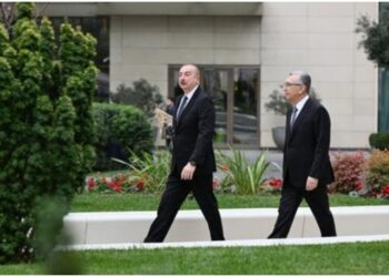 İlham Əliyev Bakıda yeni salınan parkda… – Foto