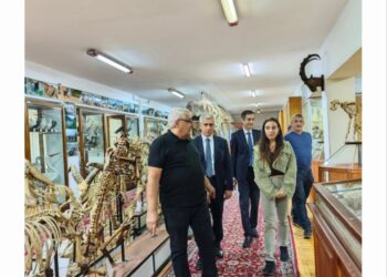 Leyla Əliyeva Təbiət Tarix Muzeyini ziyarət edib