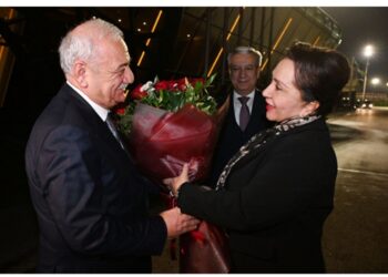 Özbəkistan Ali Məclisi Senatının sədri Tənzilə Narbayeva Bakida