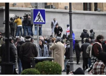 SON DƏQİQƏ: Tiblisidə etiraz aksiyaları davam edir -Video