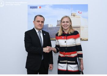 Xarici işlər naziri Ceyhun Bayramov finlandiyalı həmkarı Elina Valtonen ilə görüşüb.