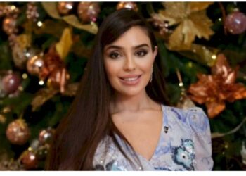 Leyla Əliyeva Eminin anası və əkizləri ilə – FOTO