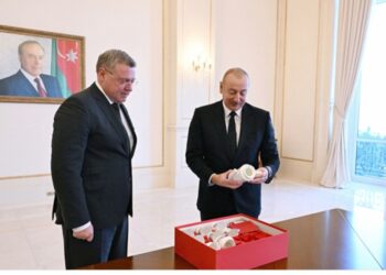 Prezident İlham Əliyev Həştərxanin Qubernatorunu qəbul edib