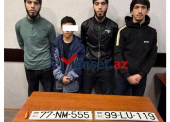 “Limonçik” ilə maşın nömrələri oğurlayanlar saxlanıldi – FOTOLAR