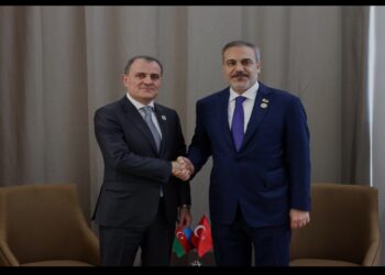 Ceyhun Bayramov Hakan Fidanla görüşdü