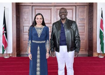Leyla Əliyeva Keniya prezidenti ilə görüşüb
