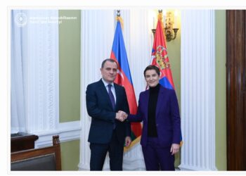 Ceyhun Bayramov Serbiya parlamentinin sədri ilə görüşdü