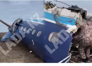 AZAL-ın sərnişin təyyarəsi qəzaya düşdü – Yenilənir – Video