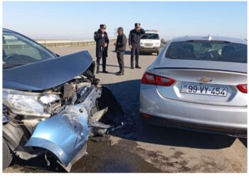 Cəlilabadda yol-nəqliyyat hadisəsi baş verib – 3 nəfər xəsarət alıb