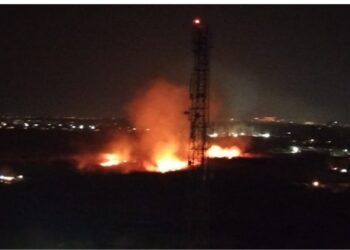 Mingəçevirdə güclü yanğın baş verib -Video