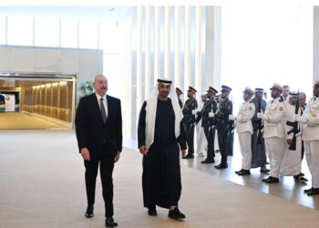 Prezident İlham Əliyev Birləşmiş Ərəb Əmirliyində(BƏƏ) işgüzar səfərədə