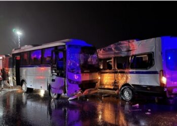 Türkiyədə Avtobus qəzası baş verib-35 yarali