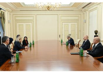 Prezident İlham Əliyev Cenni Consonu qəbul edib