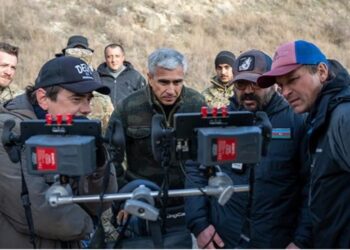 Anar Ələkbərov “44” Bədii Filminin cəklişi ilə tanış olub