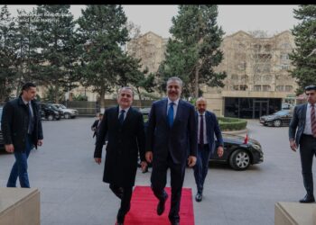 Ceyhun Bayramov Hakan Fidan geniş  tərkibdə görüş keçiriblər