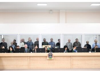 Ölkəmizə qarşı çox sayda cinayət törətməkdə təqsirləndirilən şəxslərin məhkəməsi bu gün davam edəcək