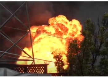 Kaliforniyada neft emalı zavodunda yanğın baş verib -xəsarət alanlar var -Video
