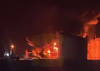 Ukrayna Rusiyanin Krasnodardaki neft bazasını vurub-Video