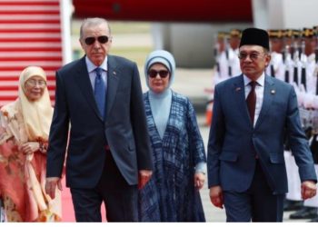 Prezident Rəcəb Tayyib Ərdoğan  Malayziyaya rəsmi səfərə gedib