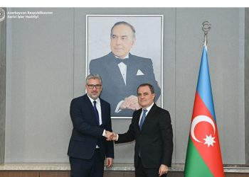 Xarici işlər naziri Ceyhun Bayramov  Marko Ştutsin ilə görüşüb-Fotolar