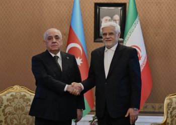 Əli Əsədov İranin birinci vitse-prezidenti Məhəmməd Reza Areflə görüşüb