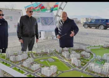 Prezident İlham Əliyev və Mehriban Əliyeva “Ağdam Residence” yaşayış kompleksində yaradılan şəraitlə tanış olublar