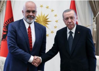 Prezident Ərdoğan Albaniyanın baş naziri Rama ilə görüşüb