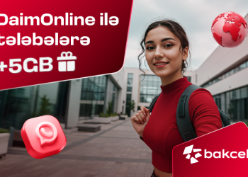 “Bakcell” DaimOnline ilə tələbələrə 5GB hədiyyə edir!
