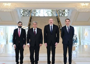 Prezident İlham Əliyev “Barselona” FK prezidentini qəbul edib-FOTOLAR