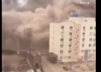 Ukraynanin Sumi şəhəri raket atəşinə tutulub -Video