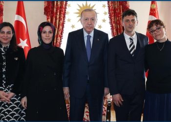 Prezident Rəcəb Tayyib Ərdoğan Ahmet Minguzzi-nin ailəsini qəbul edib
