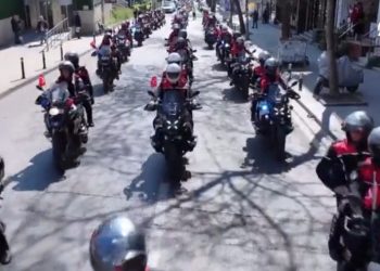 Türkiyə Polis İdarəsinin 180 illik yubileyində 170 avtomobildən ibarət kortej