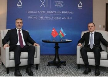 Ceyhun Bayramov Hakan Fidanla görüşdü