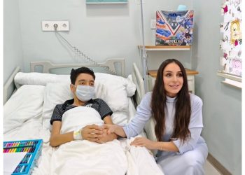 Leyla Əliyeva Milli Hematologiya və Transfuziologiya Mərkəzində uşaqlarla görüşüb