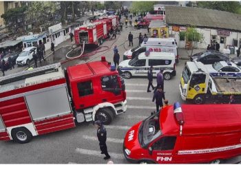 Binəqədidə güclü yanğın -Yollar bağlandı
