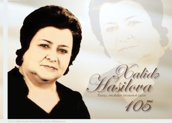 Respublika Gənclər Kitabxanasında yazıçı, Əməkdar mədəniyyət işçisi Xalidə Hasilovanın xatirəsi anılıb