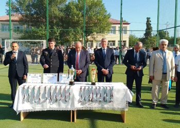 Zərdabda Ümummilli Lider Heydər Əliyevin 102 illiyinə həsr olunmuş mini futbol turnirinə yekun vuruldu-Fotolar