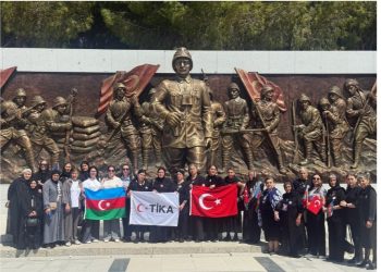 Şəhid ailələri Çanaqqala şəhərini ziyarət ediblər – Fotolar